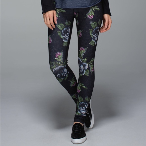 Lululemon Wunder Under Pant *Full-On Luon Garden - Picture 2 of 13